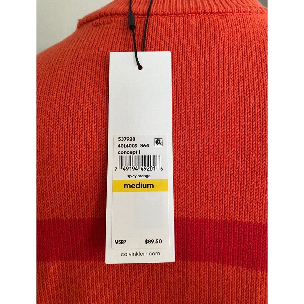 NWT Calvin Klein Sweater Medium Men’s - Picture 6 of 10